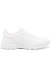 Apl Athletic Propulsion Labs Techloom Phantom 3d Mesh Sneakers In White