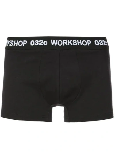 032c Logo Band Boxers In Black