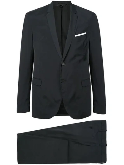 Neil Barrett Formal Suit In Black