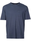Neil Barrett Chest Pocket T-shirt In Blue