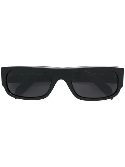 Retrosuperfuture Smile Rectangular Sunglasses - 黑色 In Black