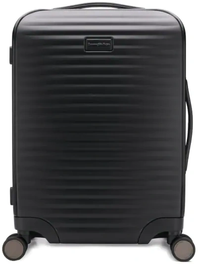 Ermenegildo Zegna Leggerissimo Four-wheel Cabin Suitcase 55cm In Black