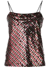 MILLY SEQUINNED CAMI TOP