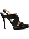 STUART WEITZMAN STILETTO SANDALS