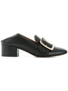 Bally Boucle Leather Collapsible-heel Pumps In Black