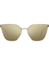 PRADA PRADA PRADA CINÉMA EYEWEAR - F05N2 POLARIZED MIRRORED BROWN LENSES