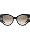Prada Tapestry Eyewear In Grey