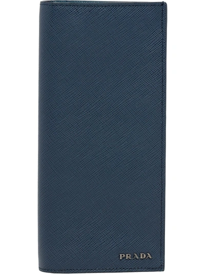 Prada Document Holder In Blue