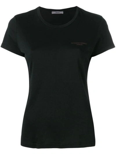 Katharine Hamnett Logo Print T-shirt - 黑色 In Black