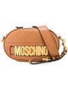 MOSCHINO lettering belt bag