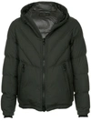 ROARGUNS ROARGUNS HOODED QUILTED JACKET - BLACK