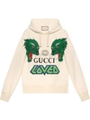 GUCCI COTTON SWEATSHIRT WITH TIGERS