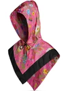 GUCCI HOOD WITH FLORA PRINT