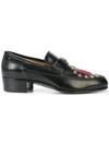 GUCCI LEATHER LOAFER WITH LA PATCH