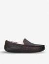 Ugg Men's Ascot Moccasin Slippers In Dark Brown