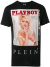 Philipp Plein Playboy Printed T-shirt In Black