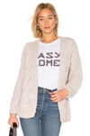 ABOUT US ABOUT US HOPE CABLE KNIT CARDIGAN IN LIGHT GRAY.,ABOR-WK32