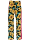 NK COLLECTION PRINTED SILK trousers