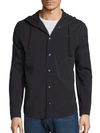 VINCE Hooded Shirt Jacket,0400096144754