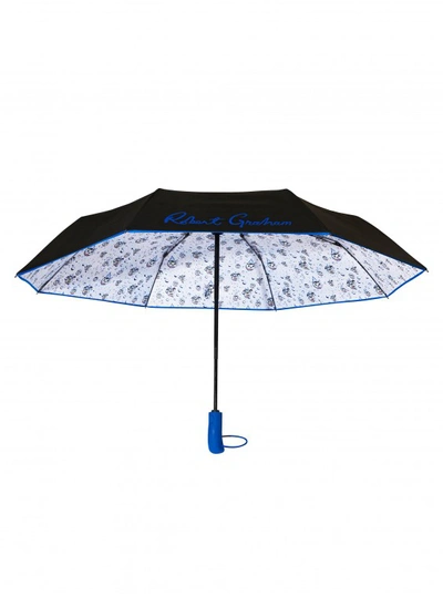 Robert Graham Men's Raining Cats And Dogs Umbrella In By