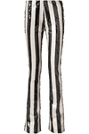 MARQUES' ALMEIDA SEQUINED TULLE BOOTCUT PANTS