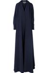 JACQUEMUS L'ENSEMBLE DJELLABA OVERSIZED WOOL-CREPE JUMPSUIT