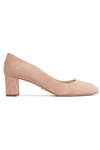 PRADA 55 SUEDE PUMPS