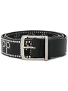 PHILIPP PLEIN STUDDED BUCKLE BELT