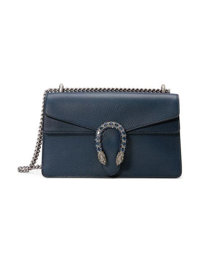 Gucci Dionysus Small Shoulder Bag In Blue