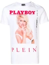 Philipp Plein X Playboy T-shirt Mit Print In 01 White