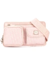 DIOR CHRISTIAN DIOR VINTAGE CHRISTIAN DIOR LADY DIOR TROTTER WAIST BUM BAG - PINK