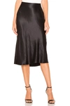 Vince Slip Skirt In Black