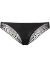 LA PERLA MODERNISTA LACE EMBROIDERED BRIEFS