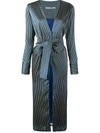 SILVIA TCHERASSI SILVIA TCHERASSI NAOMI STRIPE DRESS SILVIA TCHERASSI - 蓝色