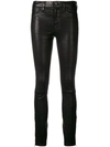 J BRAND ANKLE ZIP LEATHER PANTS