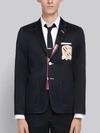 THOM BROWNE THOM BROWNE PATCH POCKET GROSGRAIN SPORT COAT,MJU500E0378813253224