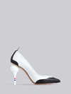 THOM BROWNE THOM BROWNE GOLF TEE LEATHER LOW HEEL,FFH141A0019813252987