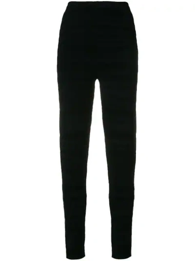 Proenza Schouler Ankle Zip Skinny Trousers In Black