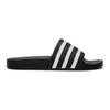 Adidas Originals Adilette Slide Sandals In Black