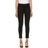 Citizen Of Humanity Rocket Ankle Mid-rise Skinny Jeans In All Black