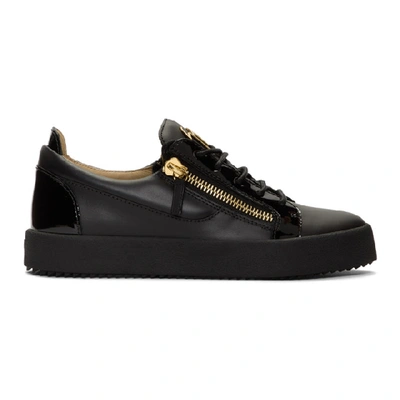 Giuseppe Zanotti Black May London Frankie Trainers