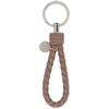 BOTTEGA VENETA BOTTEGA VENETA PINK INTRECCIATO LOOP KEYCHAIN