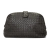 BOTTEGA VENETA BOTTEGA VENETA 灰色 INTRECCIATO “THE LAUREN 1980”手拿包