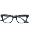 Dita Eyewear Square Frame Glasses In Blue