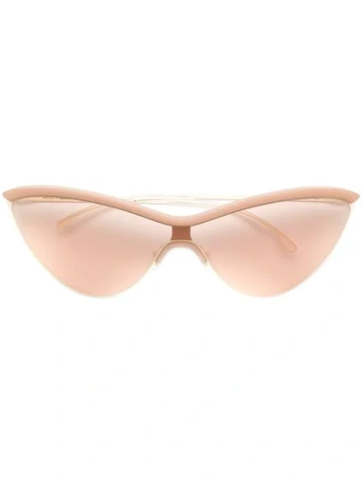 Mykita Visor Frame Sunglasses - 白色 In White
