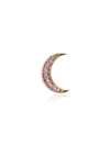 ANDREA FOHRMAN 14KT YELLOW GOLD PINK LUNA SAPPHIRE SINGLE EARRING