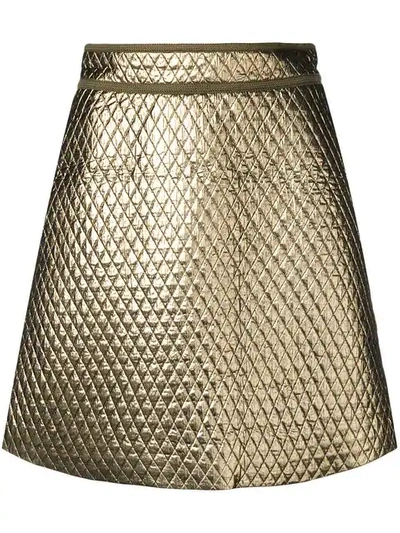 Temperley London Borealis Mini Skirt In Gold