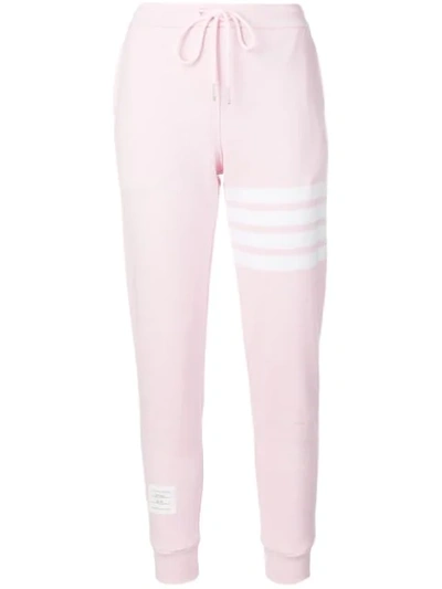 Thom Browne 4条纹运动裤 - 粉色 In Pink