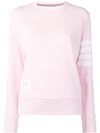 THOM BROWNE CLASSIC 4-BAR LOOPBACK SWEATSHIRT