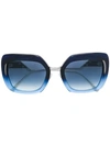 FENDI SQUARE FRAMED SUNGLASSES